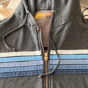 Aviator nation navy hoodie.  Size m unisex